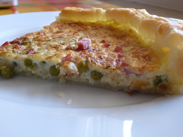 Quiche de guisantes