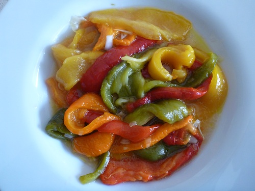Pimientos asados