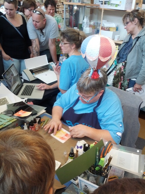 Taller tarjetas sellos